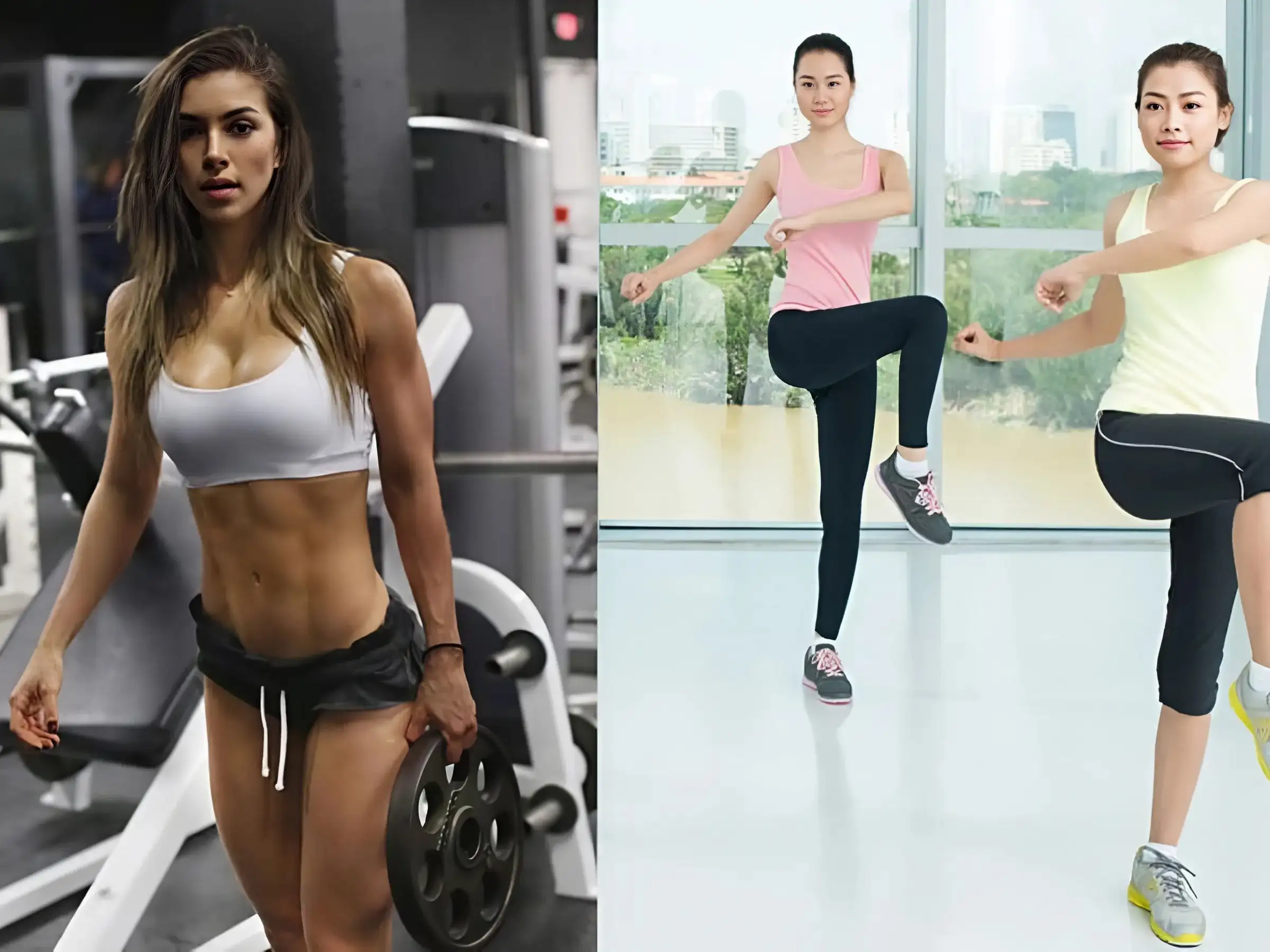 Nên tập Gym hay Aerobic để giảm mỡ, eo thon?